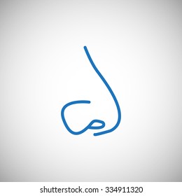 Human nose icon