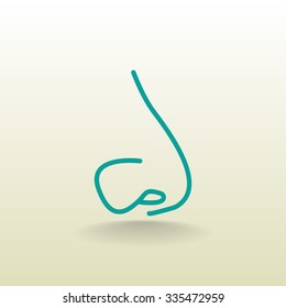 Human nose icon