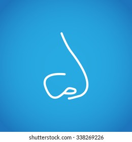 Human nose icon