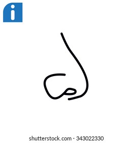 Human nose icon
