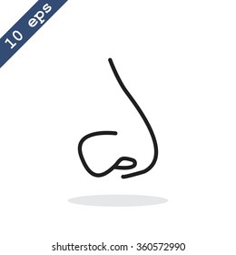 Human nose icon