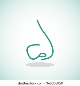 Human nose icon