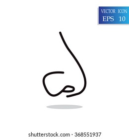 Human nose icon