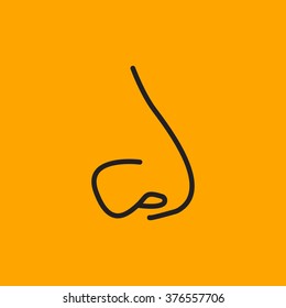 Human nose icon
