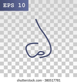 Human nose icon