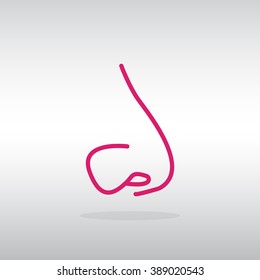 Human nose icon