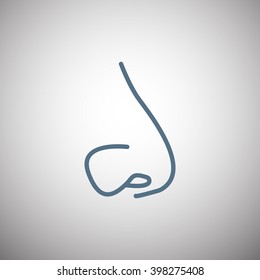Human nose icon