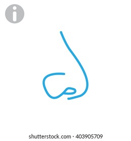 Human nose icon