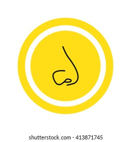 Human nose icon
