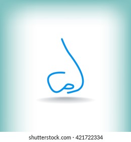 Human nose icon