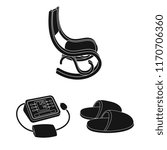 Human old age black icons in set collection for design. Pensioner, period of life vector symbol stock web illustration.