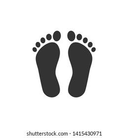 Human organ. Feet icon on a white background