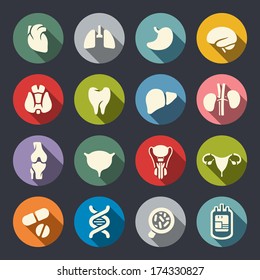 Human Organs Icon Set