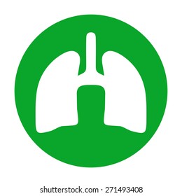 Human organs. Lungs icon