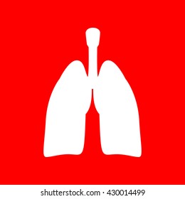 Human organs Lungs sign