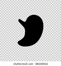 Human organs. Stomach icon.