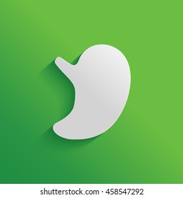 Human organs. Stomach icon.