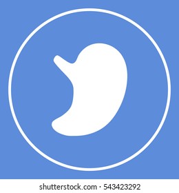 Human organs. Stomach icon