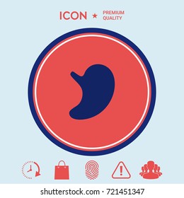 Human organs. Stomach icon