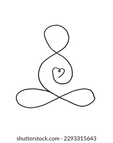 Imagen vectorial de ilustración de contorno humano. 
Hombre dibujado a mano con imágenes de corazón. 
Simple y lindo logo original de un hombre monocromo.
Ilustración vectorial dibujada a mano para afiches, tarjetas, camisetas.