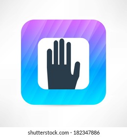 human palm icon
