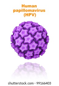 Human papillomavirus (HPV). Vector illustration.