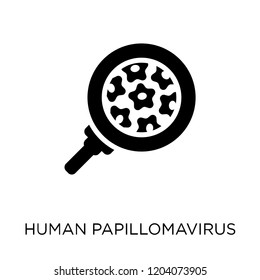 Human papillomavirus icon. Human papillomavirus symbol design from Diseases collection. Simple element vector illustration on white background.