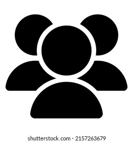 Human, people character, avatar icon, symbol. Personnel, staff, employee, collagenous icon