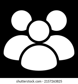 Human, people character, avatar icon, symbol. Personnel, staff, employee, collagenous icon