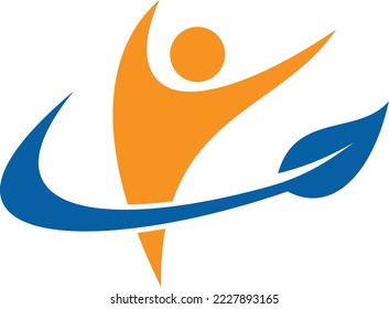 HUMAN PEOPLE ICON LOGO DESIGN VECTOR