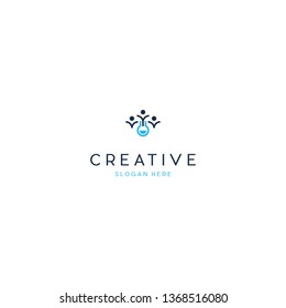 Human People Lab Science Creative Technology Logo
