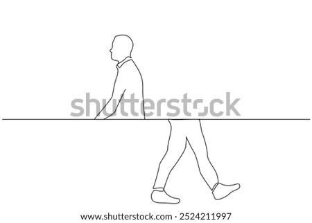human person different ways desires thoughts decisions life one line art design vector
