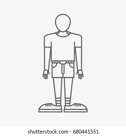 human person vector icon