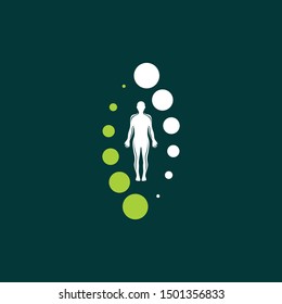 Human Physical Therapy Creative Business Logo