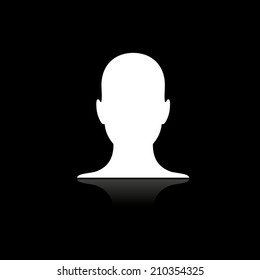 human picture with shadow