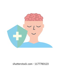 human portrait man brain mental healthcare