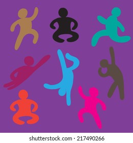 human poses illustration