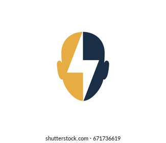 Human Power Icon Logo Design Element