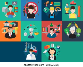 Human Profession Concept
