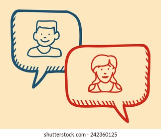 human profile design, vector illustration eps10 graphic 