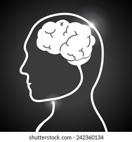 human profile design, vector illustration eps10 graphic 