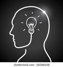 human profile design, vector illustration eps10 graphic 