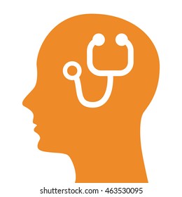 human profile healthcare icon vector illustration graphic