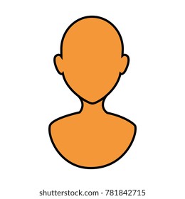 human profile isolated icon