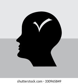 Human Profile Picture Stock Vector (Royalty Free) 333672749