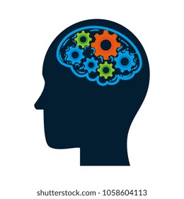 human profile thinking with gears