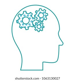 human profile thinking with gears