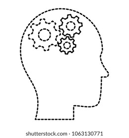 human profile thinking with gears