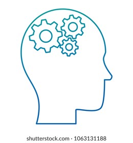 human profile thinking with gears