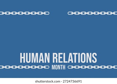Human Relations Monat Urlaubskonzept